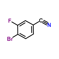 4-Bromo-3-fluorobenzonitrile structure