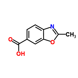 2-Methyl-1,3-benzoxazole-6-carboxylic acid Structure