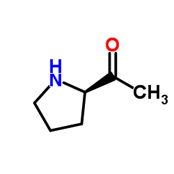 1-[(2R)-2-Pyrrolidinyl]ethanone Structure
