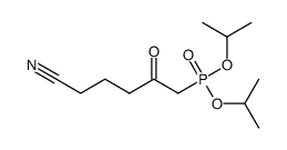 diisopropyl (5-cyano-2-oxopentyl)phosphonate Structure