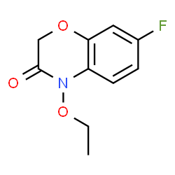 2H-1,4-Benzoxazin-3(4H)-one,4-ethoxy-7-fluoro-(9CI) Structure