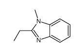 (9ci)-2-乙基-1-甲基-1H-苯并咪唑结构式