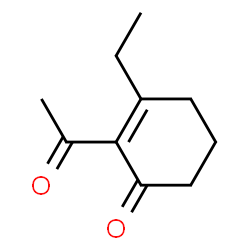 2-Cyclohexen-1-one, 2-acetyl-3-ethyl- (9CI) Structure