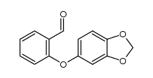 2-(3,4-methylenedioxyphenoxy)benzaldehyde结构式