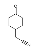 2-(4-oxocyclohexyl)acetonitrile Structure