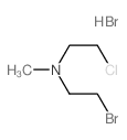 DIETHYLAMINE, 2-BROMO-2-CHLORO-N-METHYL-, HYDROBROMIDE结构式