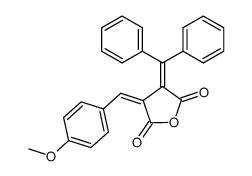 α,α'-diphenyl-δ'-o-methoxyphenyl-fulgide结构式