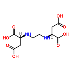 N,N'-(1,2-乙烷二基)双天冬氨酸结构式