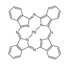 palladium phthalocyanine Structure