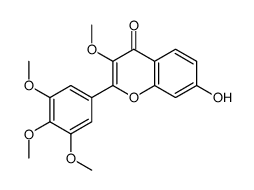 7-Hydroxy-3,3',4',5'-tetramethoxyflavone Structure