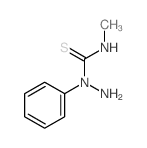 1-amino-3-methyl-1-phenyl-thiourea Structure