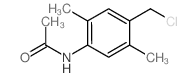 Acetamide,N-[4-(chloromethyl)-2,5-dimethylphenyl]- Structure