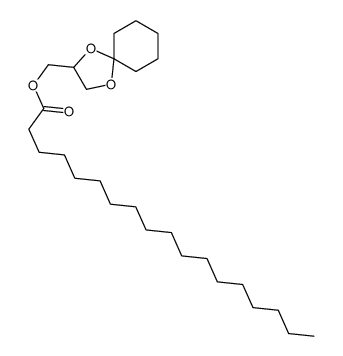 1,4-dioxaspiro[4.5]decan-3-ylmethyl octadecanoate Structure