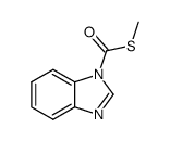 1-Benzimidazolecarboxylicacid,thio-,S-methylester(8CI) structure