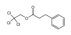 2,2,2-trichloroethyl 3-phenylpropionate结构式