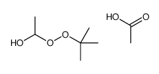 acetic acid,1-tert-butylperoxyethanol Structure