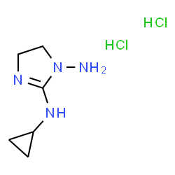 1H-Imidazole-1,2-diamine,N2-cyclopropyl-4,5-dihydro-,dihydrochloride(9CI) Structure