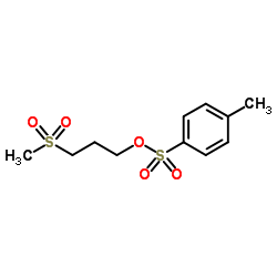 4-甲基苯磺酸3-(甲基磺酰基)丙酯结构式