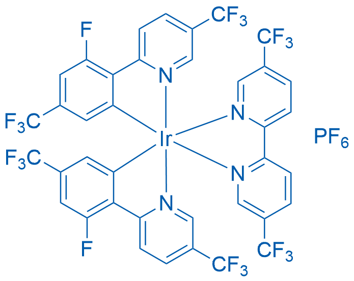 Ir[FCF3(CF3)ppy]2(5,5'-dCF3bpy)六氟磷酸盐图片