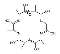 H-D-Ala-D-Ala-D-Ala-D-Ala-D-Ala-D-Ala-OH结构式