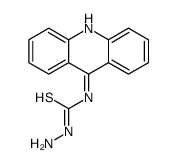 1-acridin-9-yl-3-aminothiourea结构式