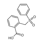 2-(phenylsulfonylmethyl)benzoic acid structure