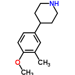 4-(4-Methoxy-3-methylphenyl)piperidine Structure