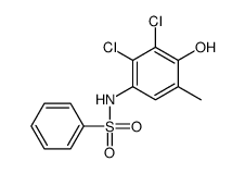 N-(2,3-dichloro-4-hydroxy-5-methylphenyl)benzenesulfonamide Structure