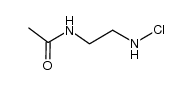 N-(2-(chloroamino)ethyl)acetamide结构式