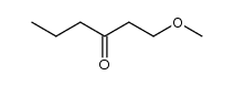 1-methoxy-hexan-3-one Structure