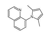 8-(2,5-dimethylpyrrol-1-yl)quinoline结构式