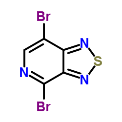 4,7-二溴-[1,2,5]噻二唑并[3,4-c]吡啶结构式