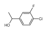 1-(4-chloro-3-fluoro-phenyl)-ethanol结构式