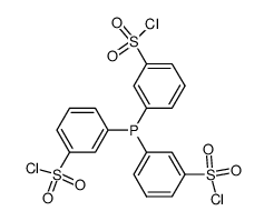 3,3',3''-phosphanetriyltribenzenesulfonyl chloride Structure