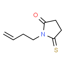 2-Pyrrolidinone,1-(3-butenyl)-5-thioxo- (9CI)结构式