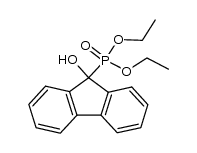 diethyl (9-Hydroxy-9H-fluorene-9-yl)phosphonate Structure