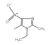 1-ETHYL-5-IODO-2-METHYL-4-NITRO-1H-IMIDAZOLE structure