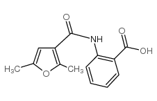 2-[(2,5-DIMETHYL-FURAN-3-CARBONYL)-AMINO]-BENZOIC ACID Structure