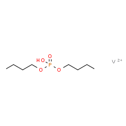 dibutyl hydrogen phosphate, vanadium salt structure