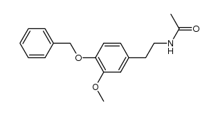 N-2-(4-benzyloxy-3-methoxyphenyl)ethylacetamide Structure