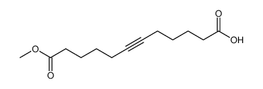 dodec-6-ynedioic acid monomethyl ester结构式