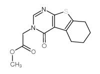 (4-氧代-5,6,7,8-四氢-4H-苯并[4,5]噻吩并[2,3-d]嘧啶-3-基)-乙酸甲酯图片