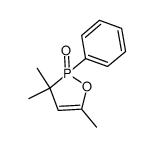 3,3,5-trimethyl-2-phenyl-3H-1,2-oxaphosphole 2-oxide Structure