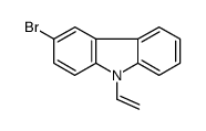 3-溴-9-乙烯基-9H-咔唑结构式