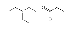 N,N-diethylethanamine,propanoic acid Structure