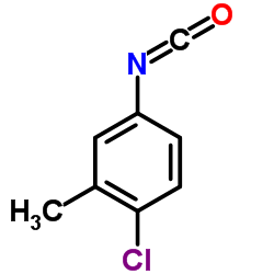 4-氯-3-甲基苯基异氰酸酯结构式