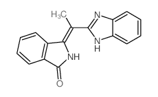 3-[1-(1,3-dihydrobenzoimidazol-2-ylidene)ethyl]isoindol-1-one picture