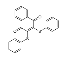 2,3-bis(phenylsulfanyl)naphthalene-1,4-dione结构式