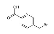 5-(bromomethyl)pyridine-2-carboxylic acid Structure