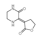 2-Piperazinone,3-(dihydro-2-oxo-3(2H)-furanylidene)-结构式